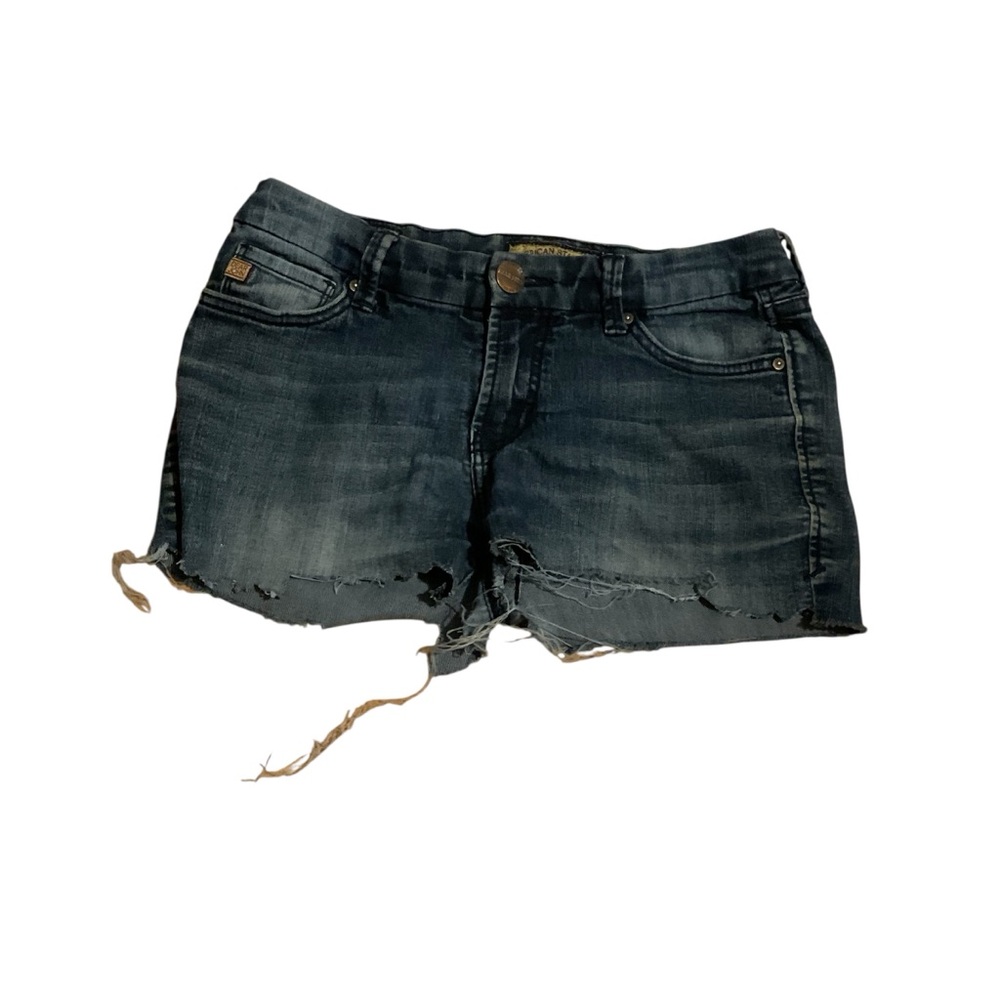 Dear John Black‎ Jean Shorts Distressed Cut-Off Style